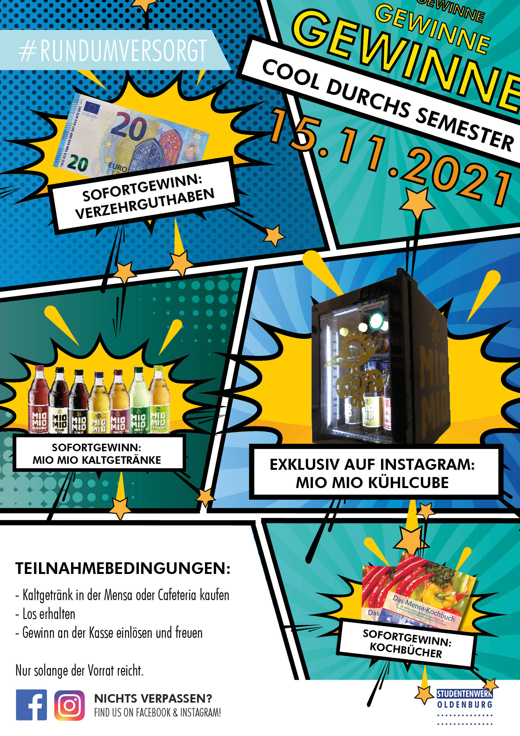 Plakat Gewinnspielaktion